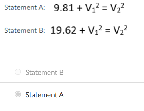 <p>Statement A</p>