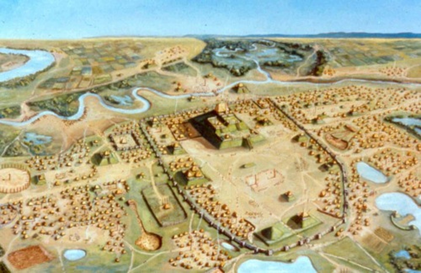 <p>Another mound building culture that emerged in the floodplains of the major southeastern river systems about A.D. 800 and lasted until about A.D. 1500.</p>