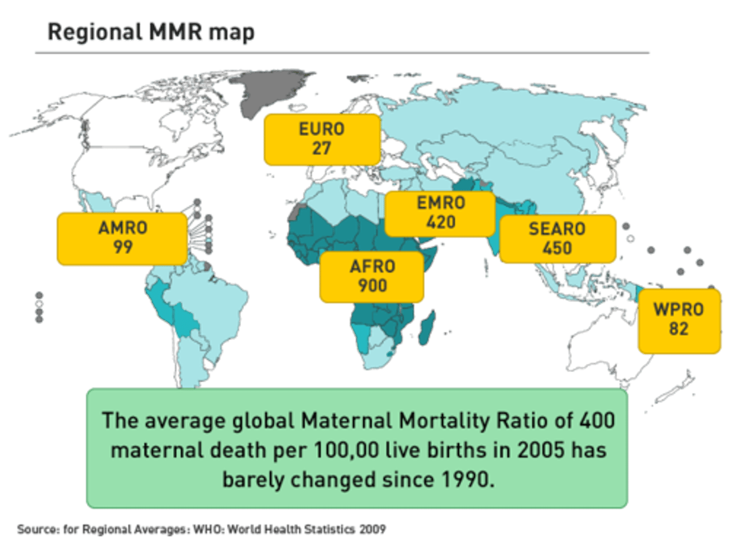 <p>The number of women who die giving birth per 100,000 births</p>