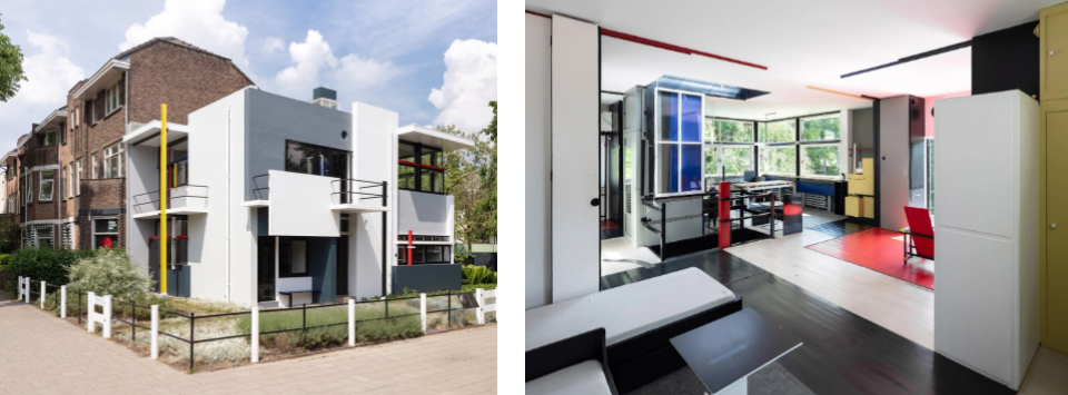 <p><span>Schröder House, Gerrit Rietveld with Truus Schröder (Utrecht, the Netherlands, 1923-1924</span></p>