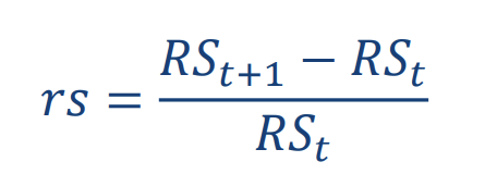 <ul><li><p>If 𝒓𝒔 &gt; 𝟎, the real exchange rate increases: we have a real appreciation of the foreign currency, and a real depreciation of the home currency</p></li><li><p>If 𝒓𝒔 &lt; 𝟎, the real exchange rate decreases: we have a real depreciation of the foreign currency, and a real appreciation of the home currency</p></li></ul><p></p>
