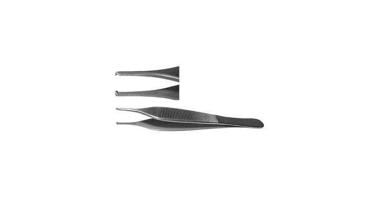 <p>__ are used for handling dense tissue, such as in skin closures.</p>