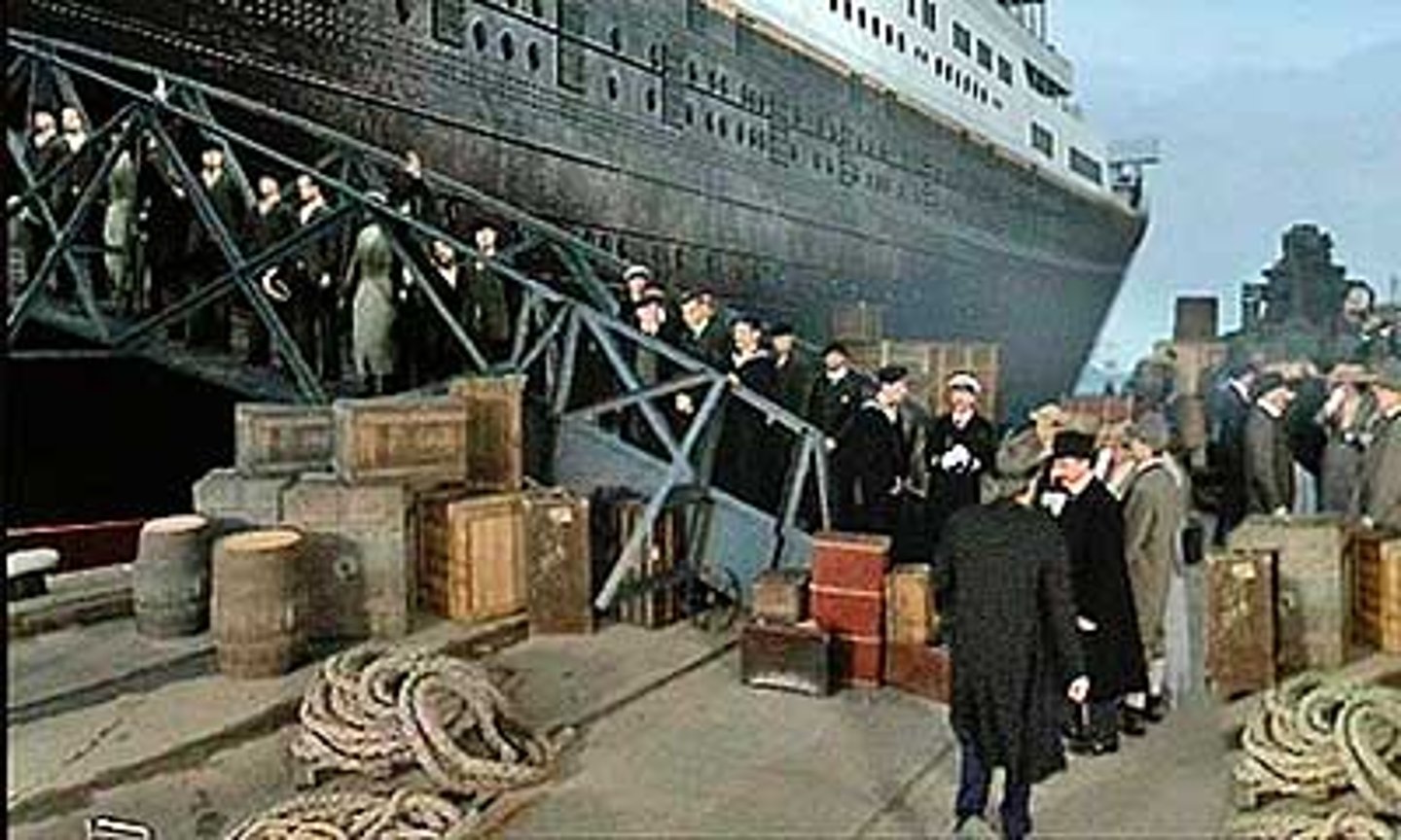 <p>To go aboard; to make a start; to invest.</p>