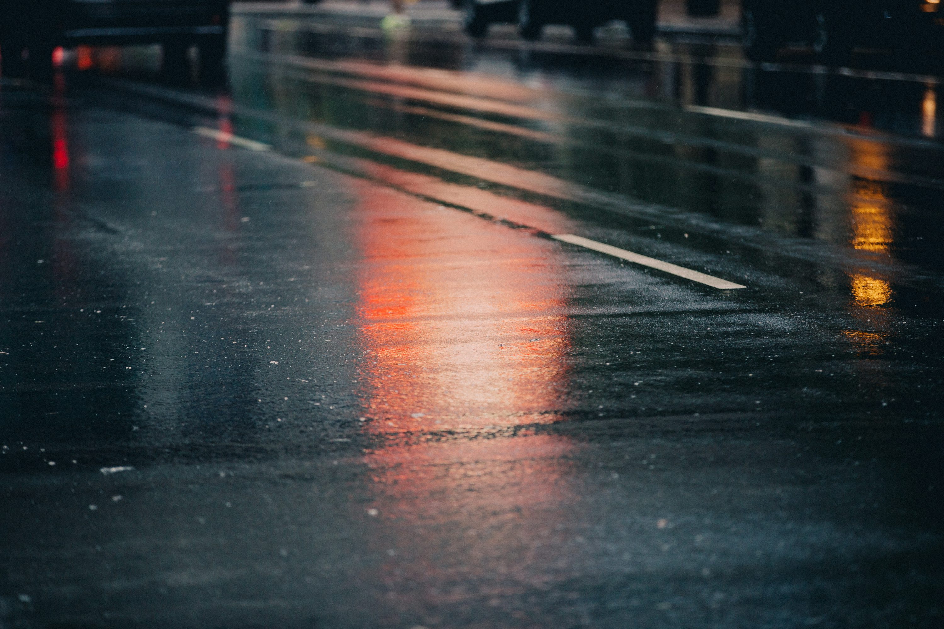 <p><strong>Slippery and wet roads reduces tire grip, so maintain slower speeds.</strong></p><p>Should your vehicle’s rear end skid(Rear tires lose traction), steer to the direction of the skid(Eg, vehicle tail end slides to the right, steer right to the same direction of the slide.</p>