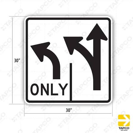 <p>What does Two Left Turn Lanes mean?</p>