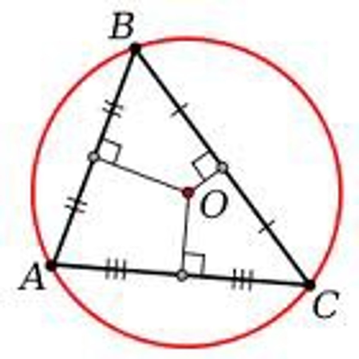 <p>Intersection of <em>Perpendicular Bisectors</em></p>