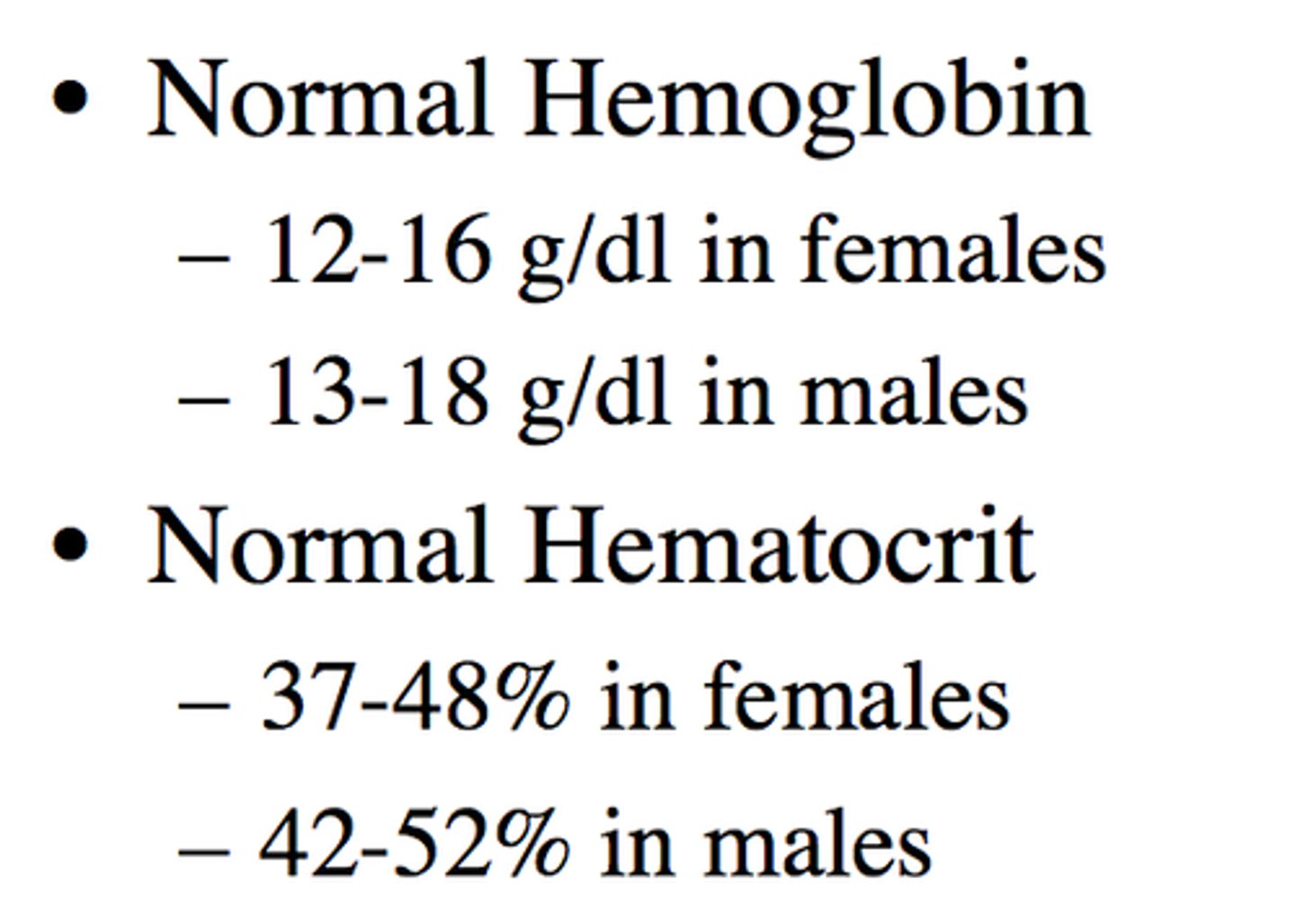 <p>percentage of RBC in a volume of blood</p>