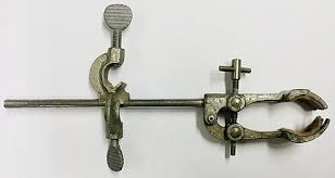 <p>Devices used to secure and hold glassware firmly to a ring stand.</p>