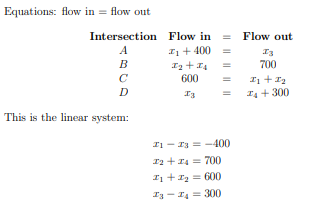 <p>then convert to REF form and make parametric eqns for each variable</p>