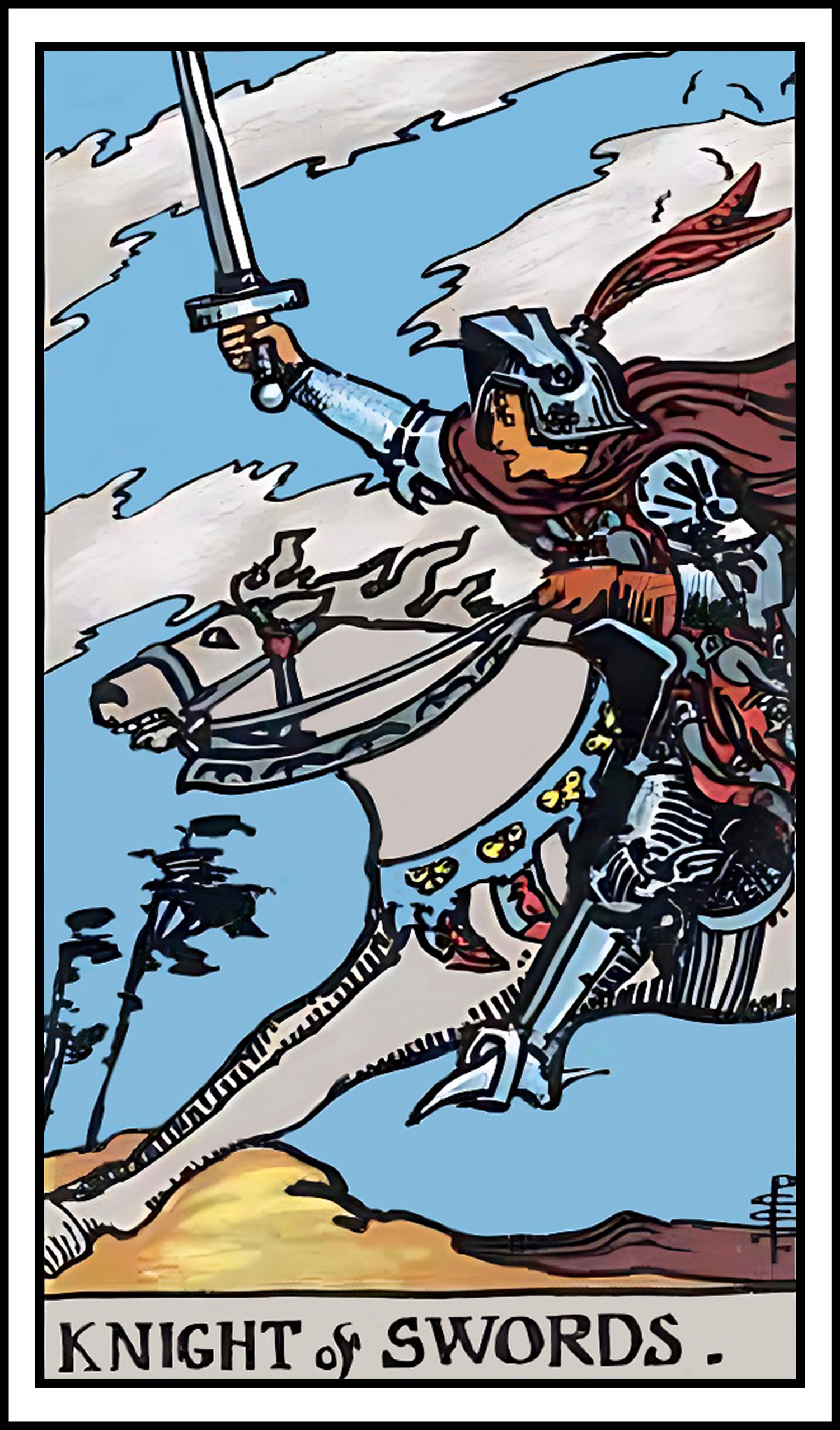 <p>knight of swords</p>