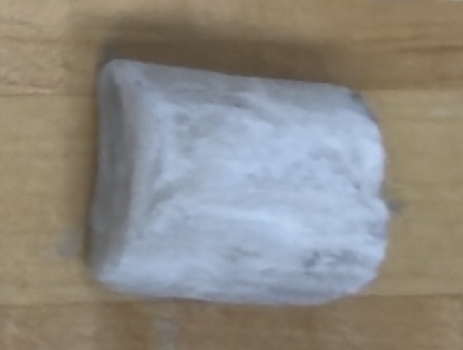 <p>Breaks easily, looks like salt, book </p>