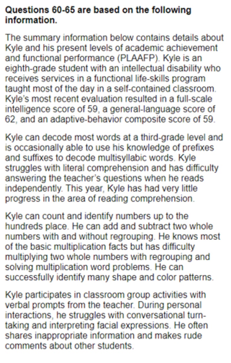 <p>.</p><p>.</p><p>.</p><p>.</p><p>.</p><p>.</p><p>.</p><p>.</p><p>.</p><p>.</p><p>.</p><p>.</p><p>.</p><p>.</p><p>.</p><p>.</p><p>.</p><p>D.Maximizing supported time spent with peers in the general education classroom</p>