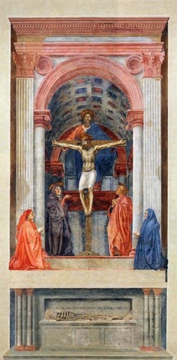 <p>In Masaccio's Trinity, he embodies two principal Renaissance interests. One is realism based on observation. Which of the following is the other?</p>