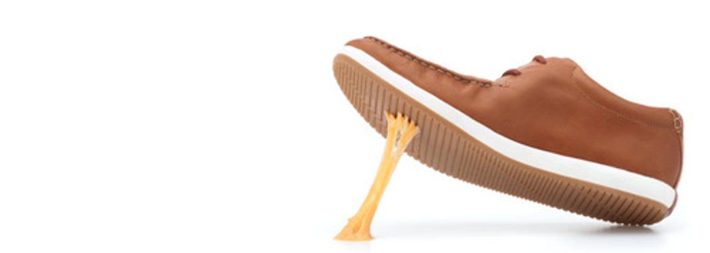 <p>An attraction between molecules of different substances</p>