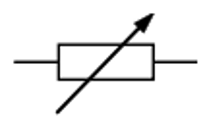 <p>A resistor whose value can be varied between its minimum and maximum values.</p>