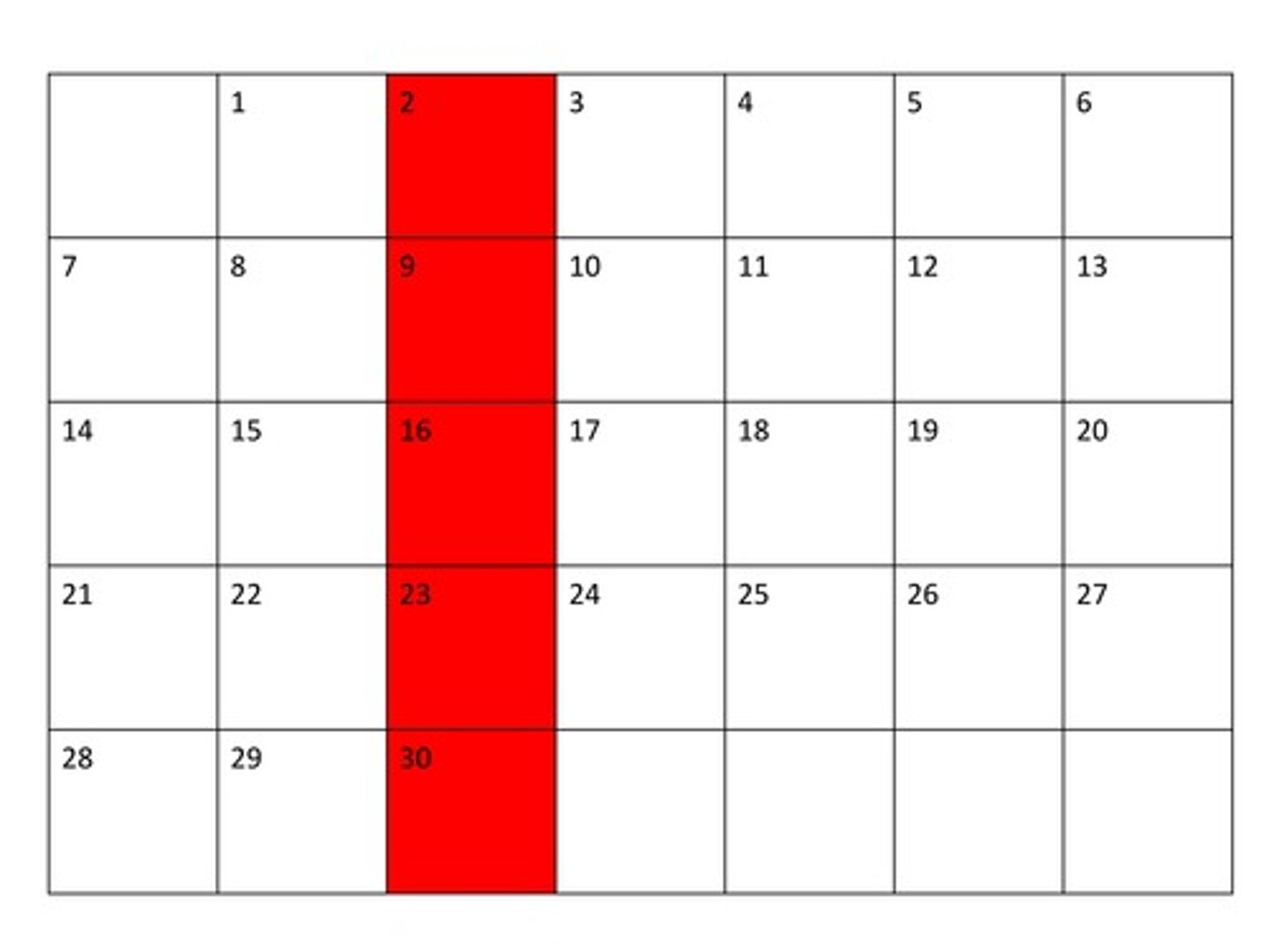 <p>Tuesday</p>