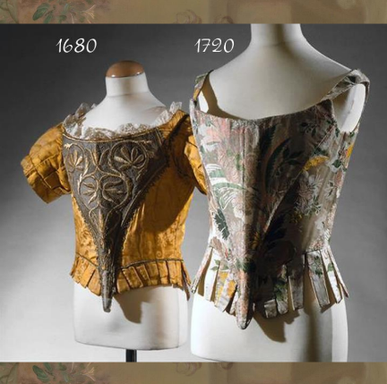 <p>fully-boned bodice with a decorative triangle front panel</p>