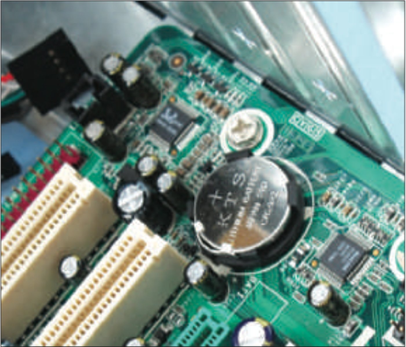 <p>une puce (électronique)</p>