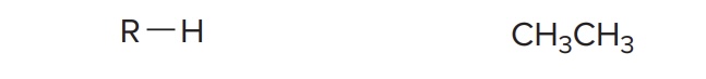 <p>a molecule made up of only C-C and C-H bonds. Contains <span style="color: red;"><strong>NO</strong></span> polar bonds, lone pairs, or π bonds, & therefore contains <span style="color: red;"><strong>NO</strong></span> reactive sites <span style="color: blue;"><strong><u>(functional groups)</u></strong></span></p><ul><li><p><span style="color: green;"><strong>Example:</strong></span> Ethane (CH<sub>3</sub>CH<sub>3</sub>)</p></li></ul><p></p>