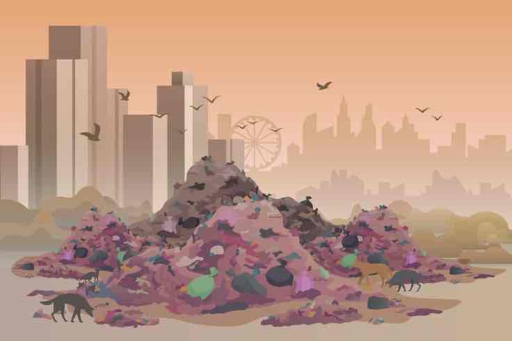 <p>Landfill waste</p>