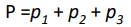 <p>The pressure that the gas would have, if it alone occupied the volume occupied by the whole mixture.</p><p></p><p>If a mixture of gases contains 3 different gases then the total pressure will equal the 3 partial pressure added together</p>
