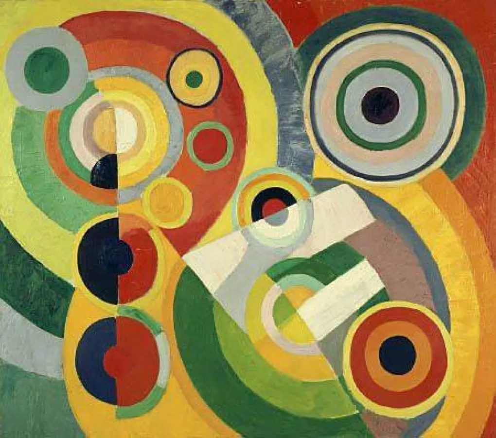 <p>Sluneční terče-delaunay</p>