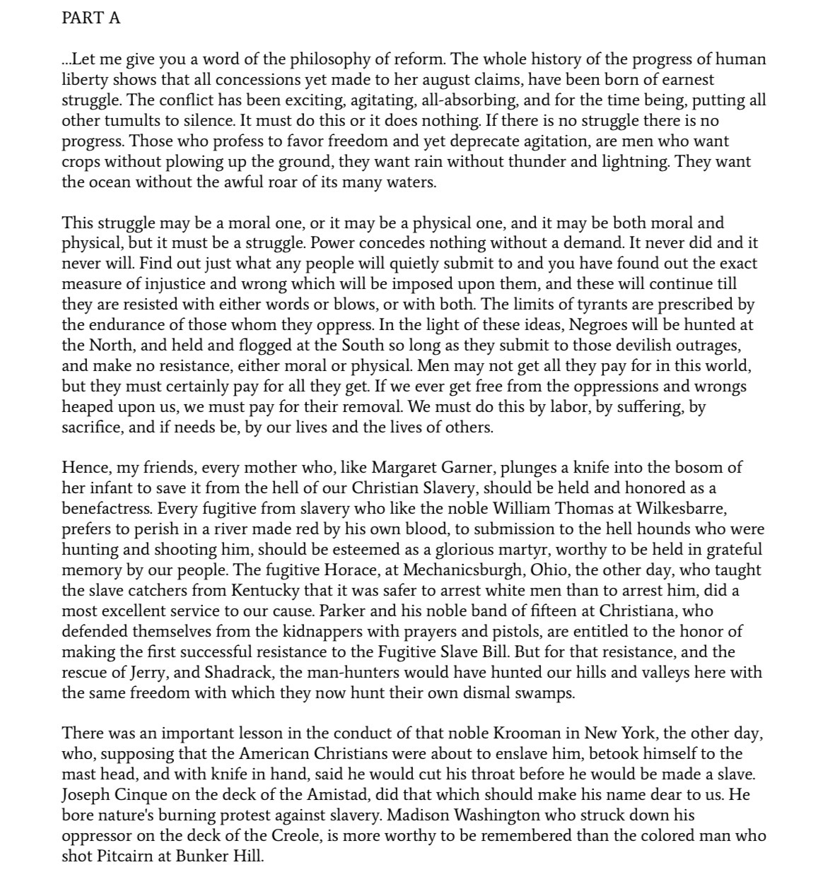 <p>#47 “West India Emancipation” by Frederick Douglass, 1857</p>