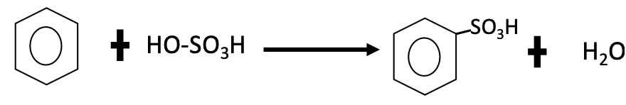 <p>Benzenesulfonic Acid (C6H5SO3H)</p>