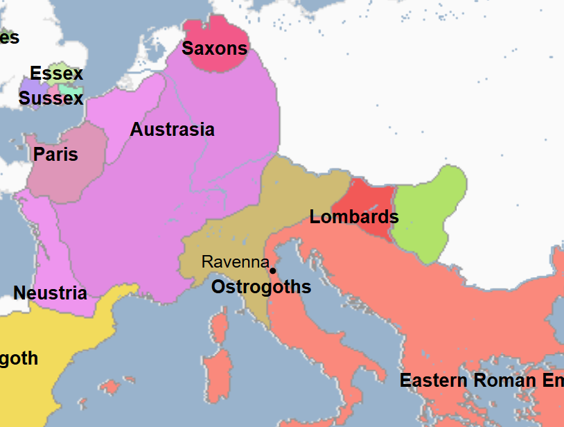 <ul><li><p>6th and Final King of the Ostrogoths</p></li><li><p>He and the Ostrogoths were defeated by Narses and the Byzantines in the Battle of Vesuvius, thus ending the Gothic War </p></li><li><p>His death marked the end of the Ostrogoth Kingdom</p></li></ul><p></p>