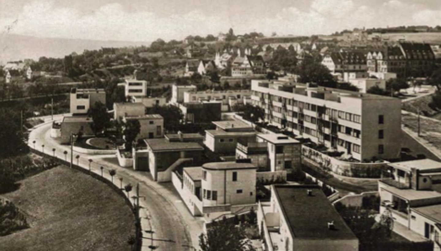 <p>1920s - Stuttgart, Germany - Mies van der Rohe, Le Corbusier, JJP Oud, Hans Scharoun, Mart Stam, and others</p>