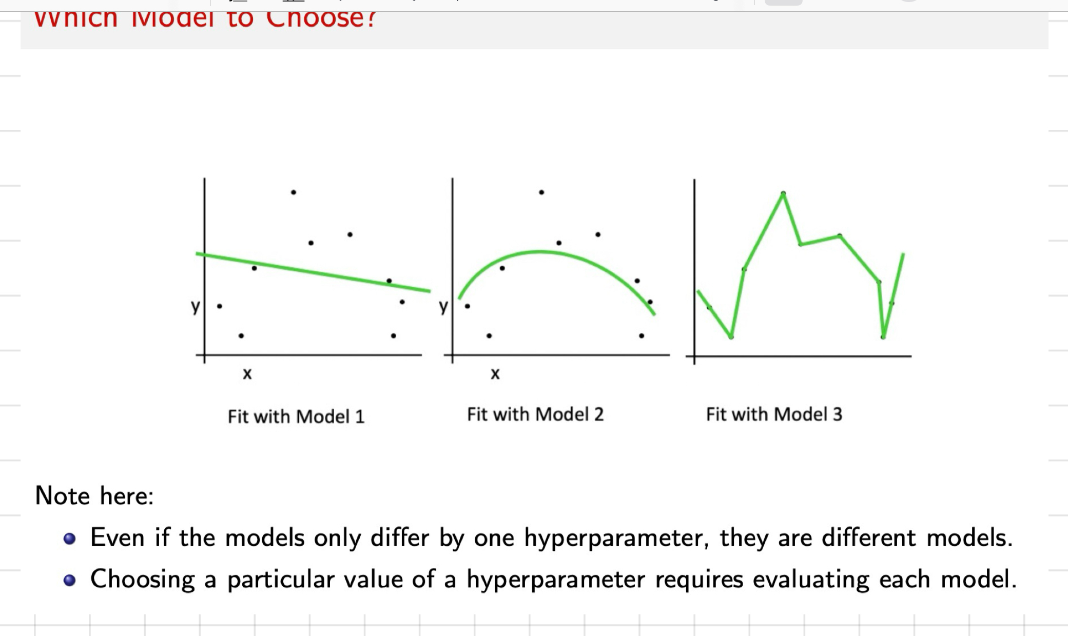 <p>which model + how to set hyper parameters ?</p>
