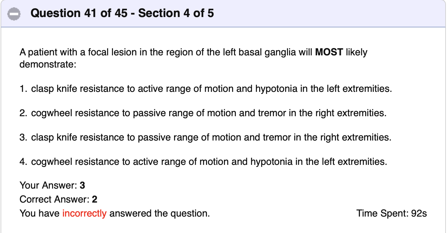 <ul><li><p>Cogwheel Resistance to Passive Manipulations =</p></li><li><p>Clasp Knife Phenomenon = </p></li></ul><p></p><p></p>