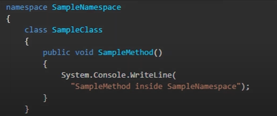 A namespace in C# is a way to organize code and avoid naming conflicts between classes, interfaces, and other types. It provides a way to group related code together and make it easier to manage and maintain. Namespace declarations are usually placed at the beginning of a code file and use the `namespace` keyword followed by the namespace name.