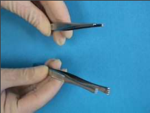 <p>are used to grasp tough tissue (fascia, breast). Forceps may either have many teeth or a single tooth. Single tooth forceps are also called "rat tooth forceps."</p>