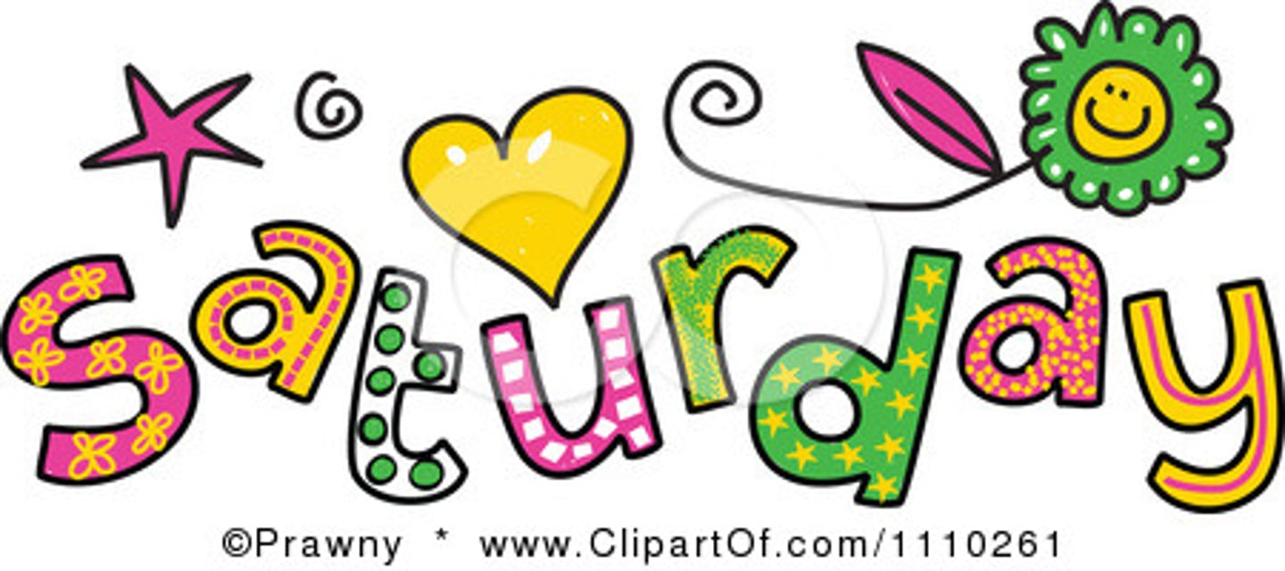 <p>Saturday</p>