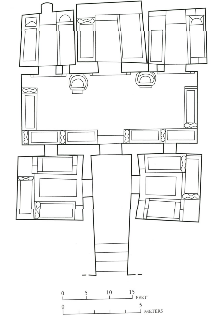 <p><span>plan of tomb of the shields and chairs</span></p>