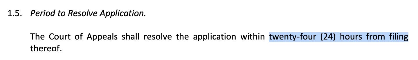 <p>What is the period allowed by AMLA to Court of Appeals to <strong>resolve the verified ex parte petition</strong> filed by the AMLC for the i<strong>ssuance of bank inquiry order</strong> of bank accounts or investment accounts related to proceeds of any unlawful activity?</p><p>a. Within 12 hours from the filing of the petition</p><p>b. Within 24 hours from the filing of the petition</p><p>c. Within 36 hours from the filing of the petition</p><p>d. Within 48 hours from the filing of the petition</p>