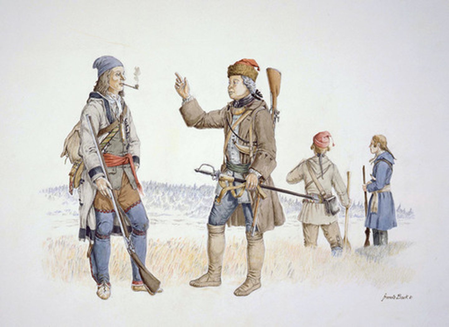 <p>A descendant of the settlers of New France.</p>