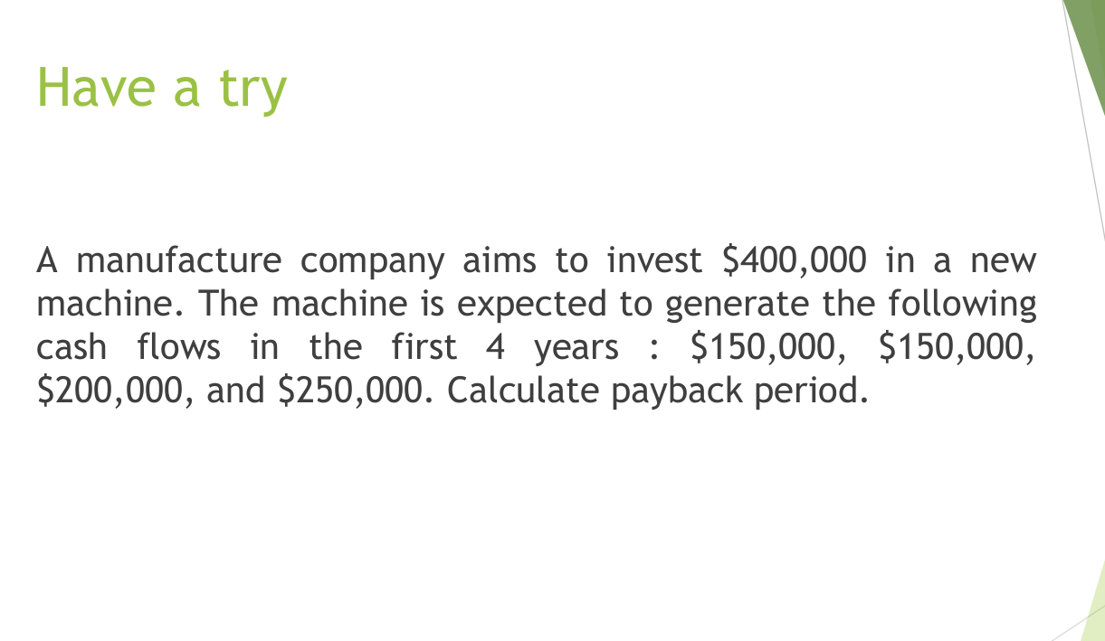 <p>Measures the annual</p><p>net return on an investment as a percentage of its capital.</p><p>It assesses the profitability per annum generated by a</p><p>project over a period of time.</p>