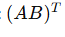 <p>What is the rule for transposing the product of two matrices?</p>