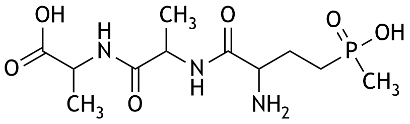 <p>29. Poisoning with the natural herbicide bialaphos, as well as with herbicides that can be synthesized from bialaphos, can lead to severe complications such as respiratory arrest and metabolic acidosis. Bialaphos has the following chemical structure. How many chiral centers are present in this structural formula?</p><p>A. 1</p><p>B. 2</p><p>C. 3</p><p>D. 4</p><p>E. 5</p>