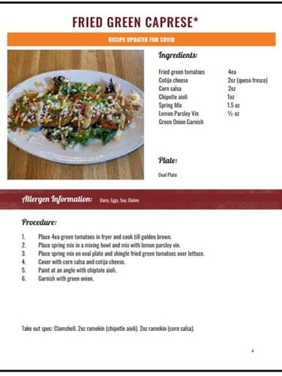 <p>fried green tomatoes/corn salsa/Cotija/chipotle aioli/lemon parsley vinaigrette dressed mixed greens 11.95</p>
