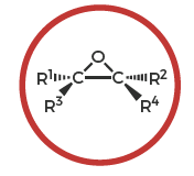 <p>A cyclic ether with a three-membered ring, consisting of one oxygen atom and two carbon atoms. </p>