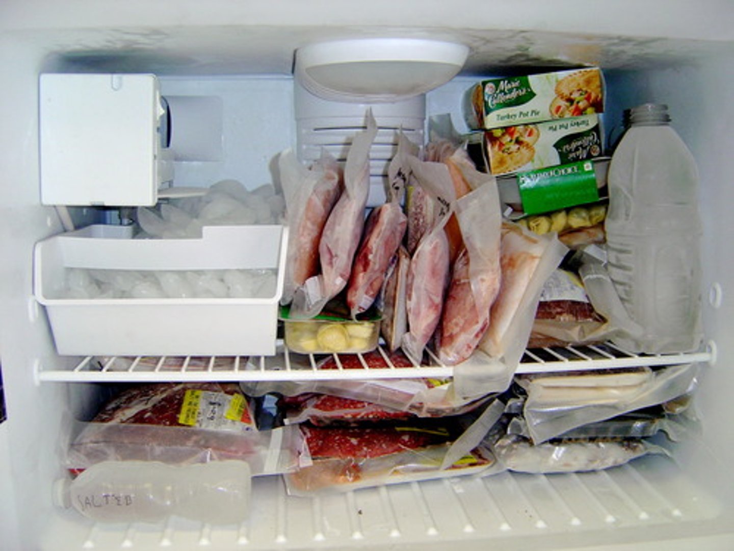 <p>freezer compartment</p>