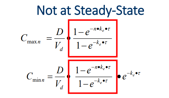 <p>Describes how much higher the concentrations are after n doses compared to those after the first dose</p>