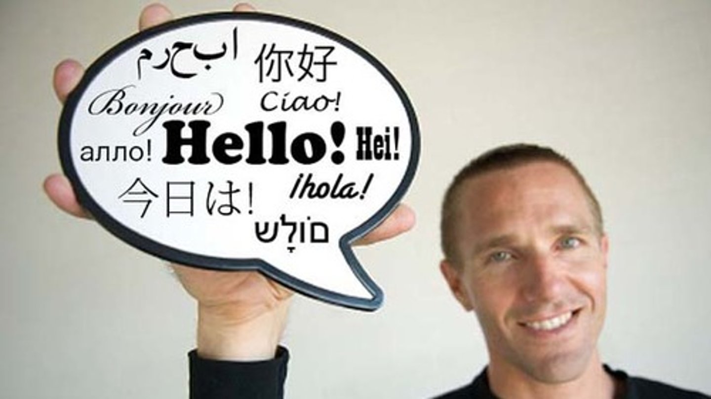<p>to speak languages</p>