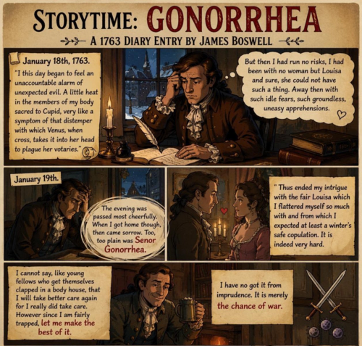 <p>Tenosynovitis, dermatitis (pustular lesions), and polyarthralgia.</p>