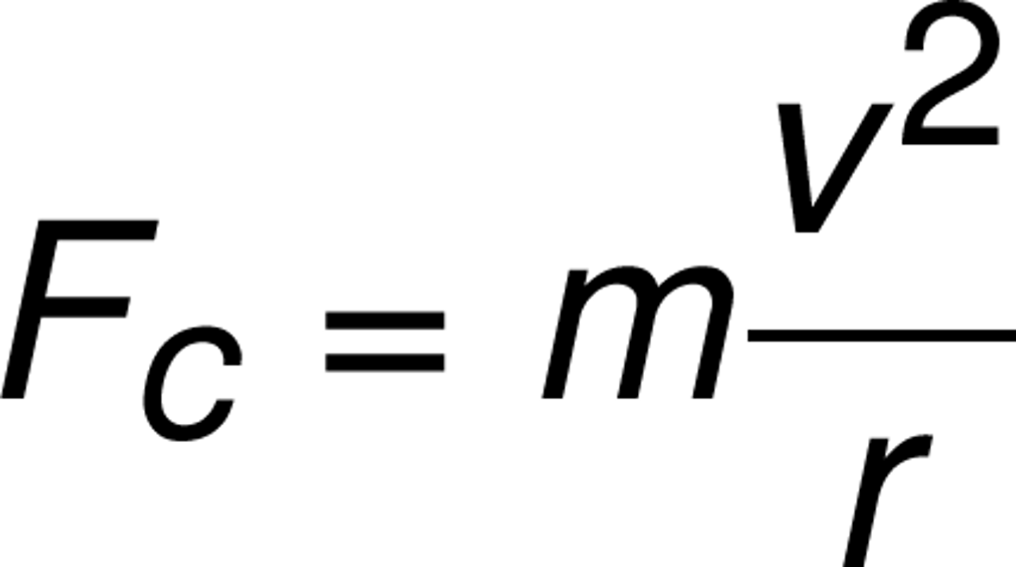 <p>r is the radius of circular path, v is velocity, m is mass</p>