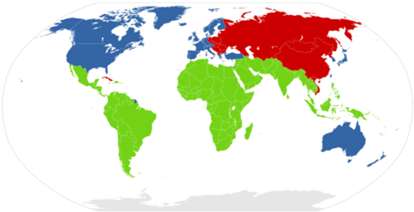 <p>This term referred to a nation that did not take sides with the U.S. or USSR during the Cold War.</p>
