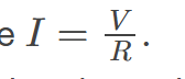 <p><span><span>an empirical relation stating that the current </span></span><em>I</em><span><span> is proportional to the potential difference </span></span><em>V</em><span><span>, </span></span><em>∝ V</em><span><span>; it is often written as </span></span><em>I = V/R</em><span><span>, where </span></span><em>R</em><span><span> is the resistance</span></span></p>